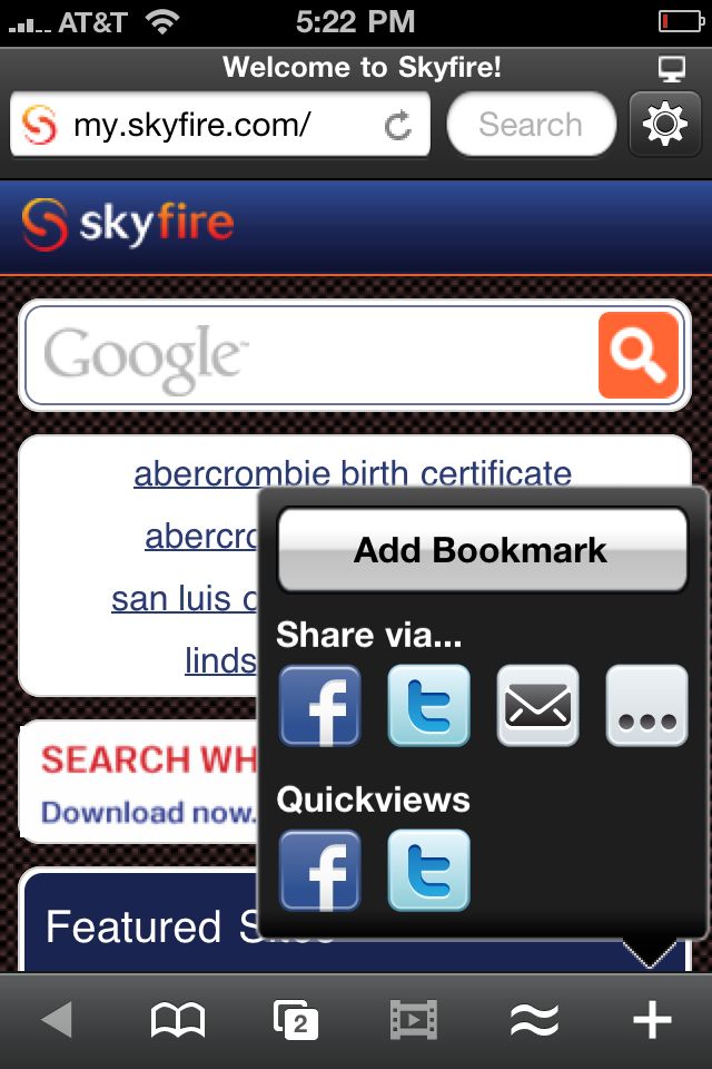 Skyfire Web Browser 3.0.0