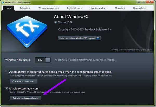 Stardock WindowFX 5.3 - Оформление Внешнего Вида ОС