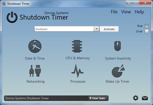 Sinvise Systems Shutdown Timer 3.3.6  86х64 + Portable - таймер для Windows