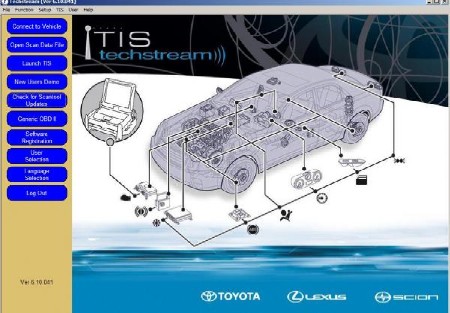 TOYOTA TECHSTREAM 6.10.041 (29.08.11) Многоязычная версия
